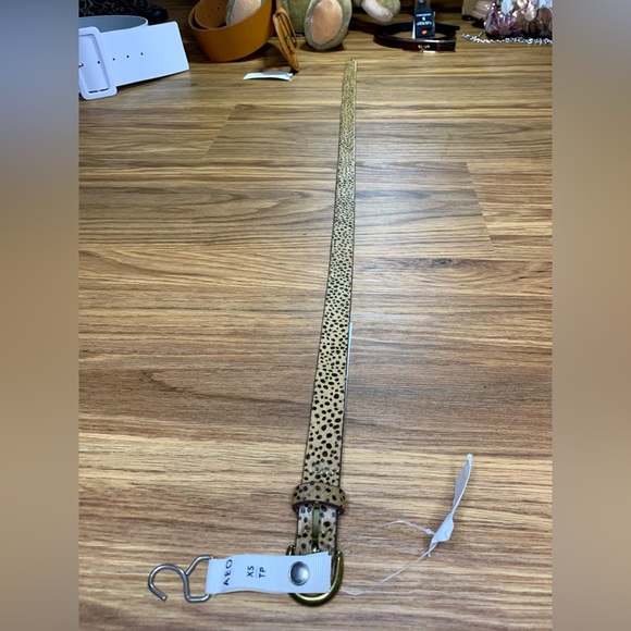 Aeropostale animal print Belt, 100% leather. Size small. NWT Riverdale tv show. - Picture 1 of 6